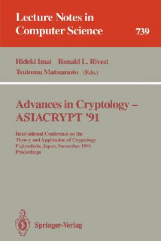 Książka Advances in Cryptology - ASIACRYPT '91 Hideki Imai