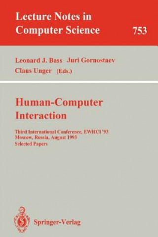 Buch Human-Computer Interaction Leonard J. Bass