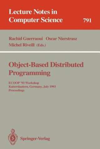 Książka Object-Based Distributed Programming Rachid Guerraoui