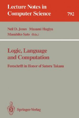 Book Logic, Language and Computation Masami Hagiya