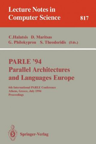 Book PARLE '94 Parallel Architectures and Languages Europe Costas Halatsis