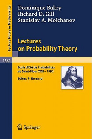 Kniha Lectures on Probability Theory Dominique Bakry