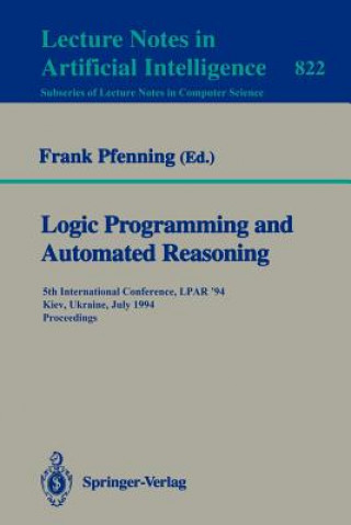Kniha Logic Programming and Automated Reasoning Frank Pfenning