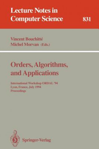 Kniha Orders, Algorithms and Applications Vincent Bouchitte