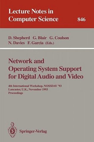 Knjiga Network and Operating System Support for Digital Audio and Video Gordon Blair