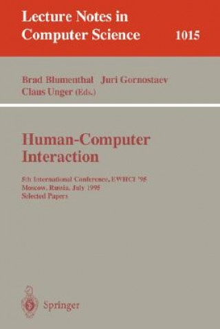 Kniha Human-Computer Interaction Brad Blumenthal
