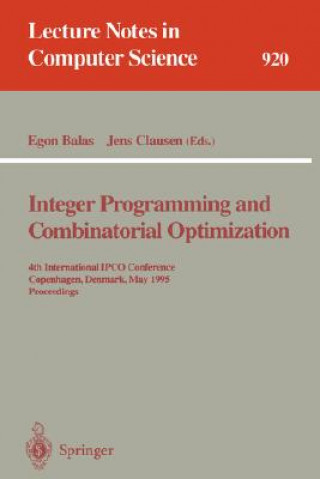 Książka Integer Programming and Combinatorial Optimization Egon Balas