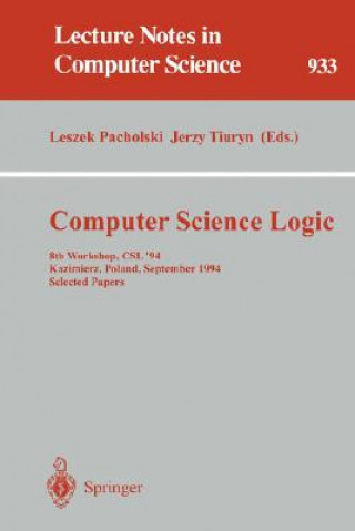 Könyv Computer Science Logic Leszek Pacholski