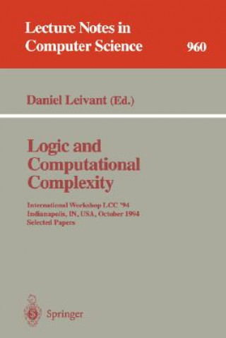 Kniha Logic and Computational Complexity Daniel Leivant