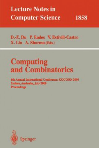Książka Computing and Combinatorics Ding-Zhu Du