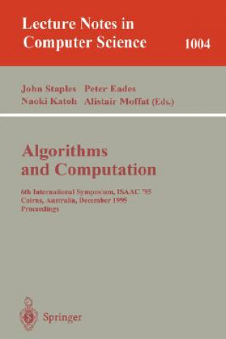 Książka Algorithms and Computations Peter Eades