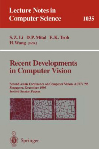 Knjiga Recent Developments in Computer Vision Stan Li