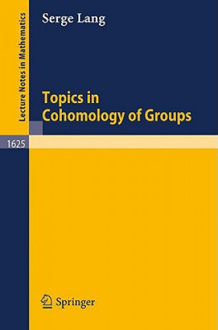 Książka Topics in Cohomology of Groups Serge Lang