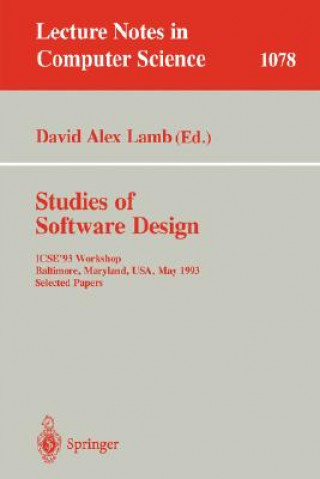 Книга Studies of Software Design David Alex Lamb