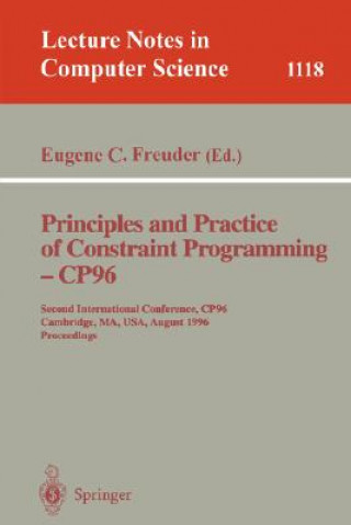 Könyv Principles and Practice of Constraint Programming - CP'96 Eugene C. Freuder