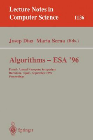 Knjiga Algorithms - ESA '96 Joseph Diaz