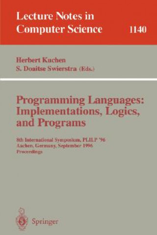 Kniha Programming Languages: Implementations, Logics, and Programs Herbert Kuchen