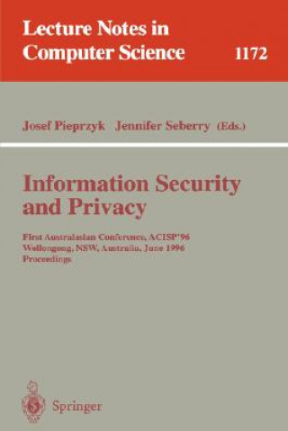 Boek Information Security and Privacy Josef Pieprzyk