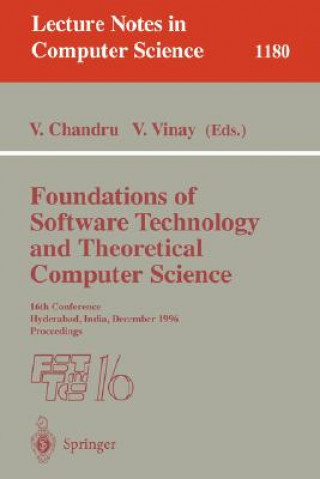 Livre Foundations of Software Technology and Theoretical Computer Science Vijay Chandru