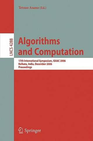 Könyv Algorithms and Computation Tetsuo Asano