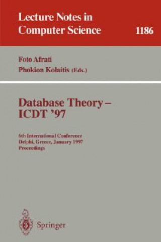 Carte Database Theory - ICDT '97 Foto N. Afrati