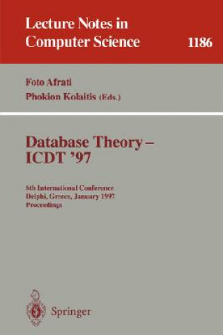 Książka Database Theory - ICDT '97 Foto N. Afrati