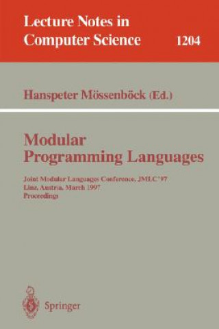 Könyv Modular Programming Languages Hanspeter Mössenböck