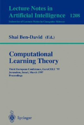 Livre Computational Learning Theory Shai Ben-David