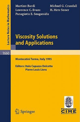 Kniha Viscosity Solutions and Applications Martino Bardi