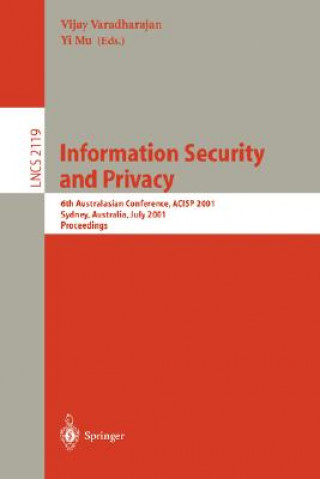 Knjiga Information Security and Privacy Yi Mu