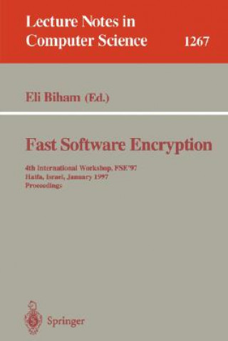 Knjiga Fast Software Encryption Eli Biham