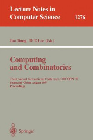 Kniha Computing and Combinatorics Tao Jiang