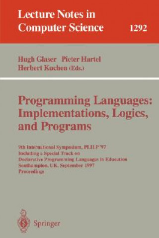 Knjiga Programming Languages: Implementations, Logics, and Programs Hugh Glaser