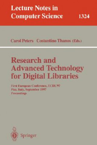 Książka Research and Advanced Technology for Digital Libraries Costantino Thanos