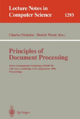 Carte Principles of Document Processing Charles Nicholas