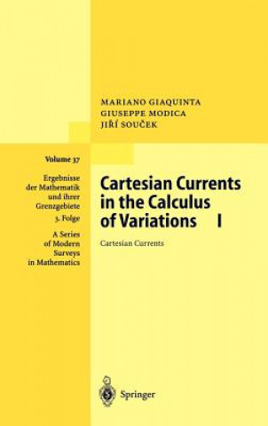Könyv Cartesian Currents in the Calculus of Variations I Mariano Giaquinta