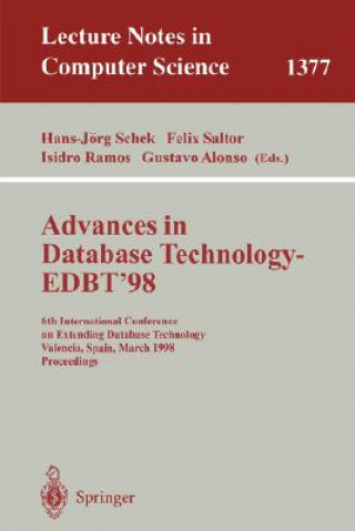 Könyv Advances in Database Technology - EDBT '98 Gustavo Alonso