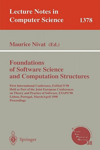 Book Foundations of Software Science and Computation Structures Maurice Nivat