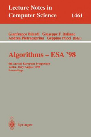 Könyv Algorithms - ESA '98 Gianfranco Bilardi