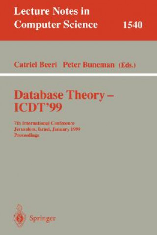 Könyv Database Theory - ICDT'99 Catriel Beeri