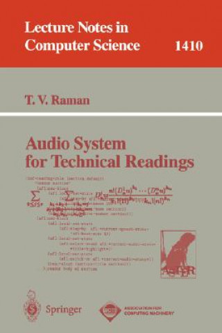 Kniha Audio System for Technical Readings T. V. Raman