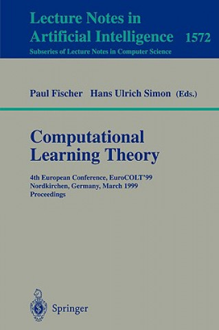 Kniha Computational Learning Theory Paul Fischer