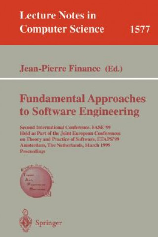 Livre Fundamental Approaches to Software Engineering Jean-Pierre Finance