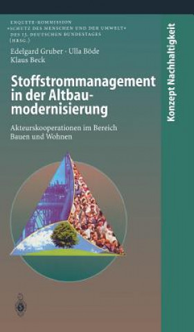 Carte Stoffstrommanagement in Der Altbaumodernisierung Edelgard Gruber