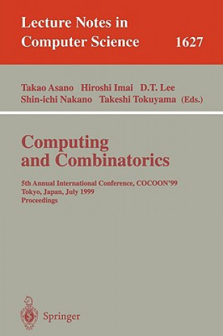 Könyv Computing and Combinatorics Takao Asano