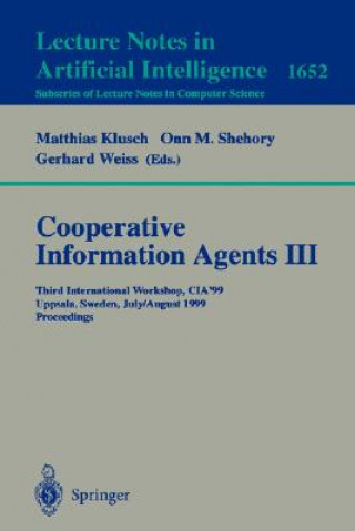 Carte Cooperative Information Agents III Matthias Klusch