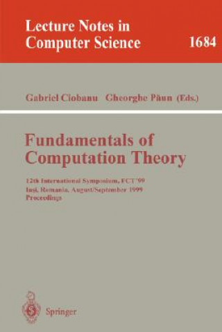 Książka Fundamentals of Computation Theory Gabriel Ciobanu