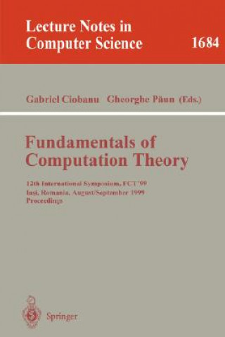 Kniha Fundamentals of Computation Theory Gabriel Ciobanu