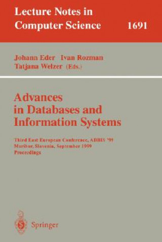 Könyv Advances in Databases and Information Systems Johann Eder