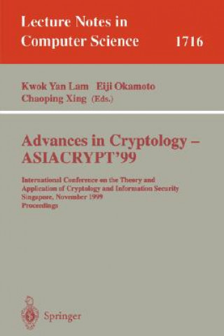 Kniha Advances in Cryptology - ASIACRYPT'99 Kwok Yan Lam